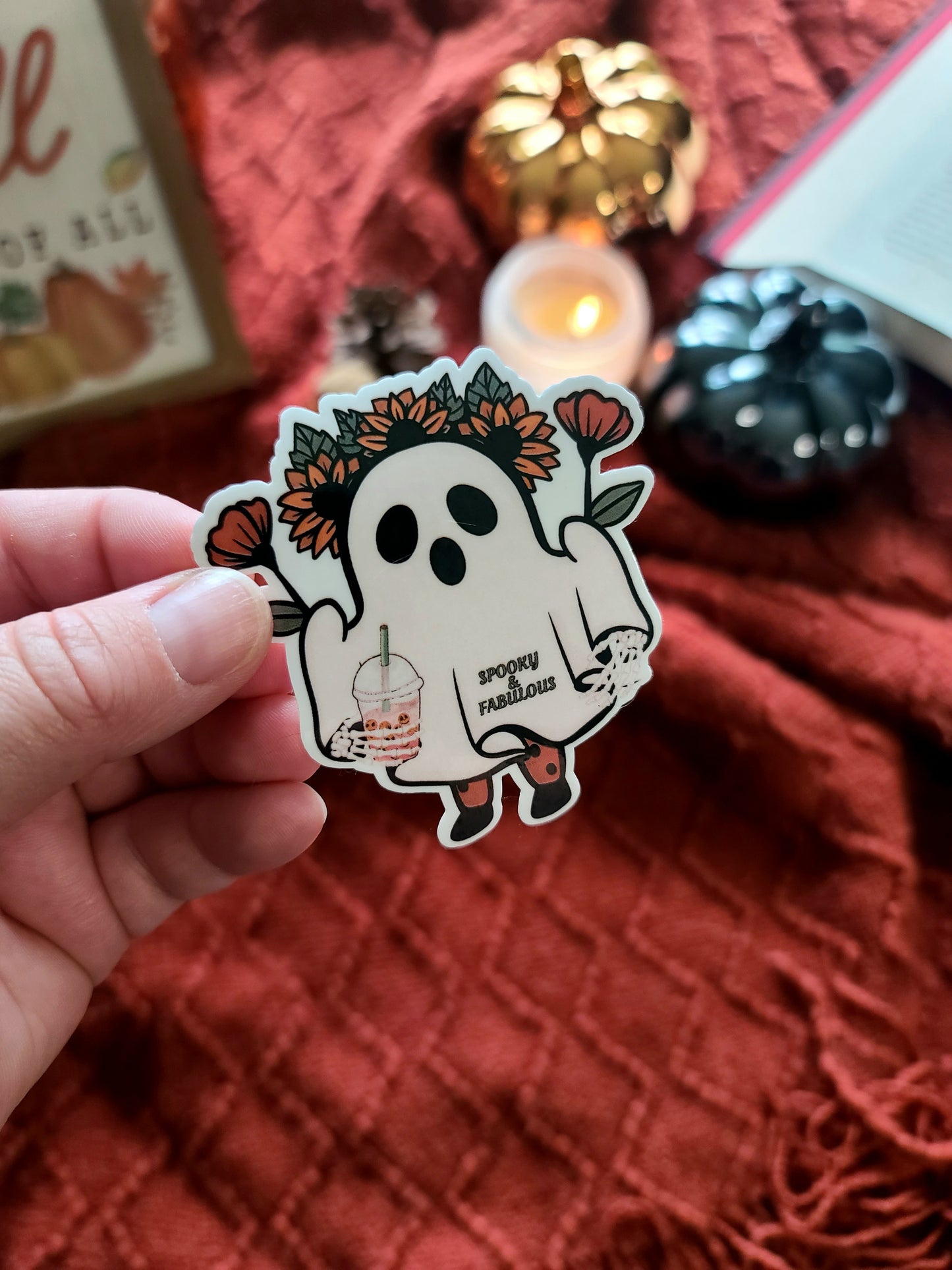 Halloween Die Cut Sticker | Waterproof