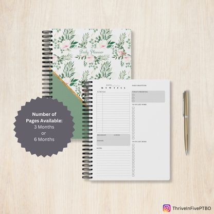 Daily Planner - Botanical Boho