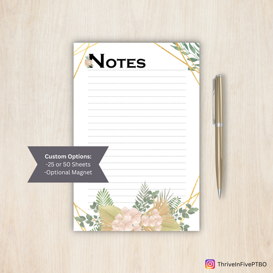 Botanical Boho - Notepad