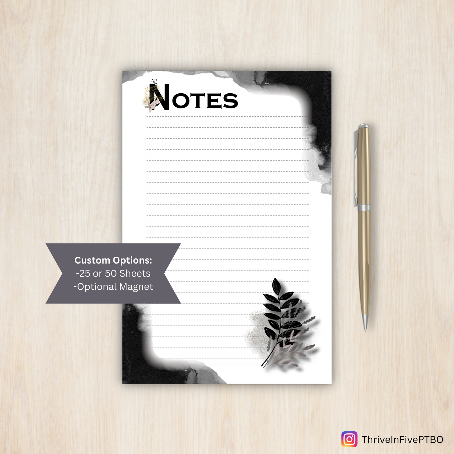 Modern Elegance - Notepad