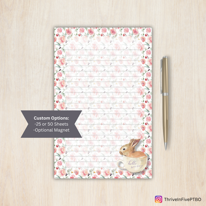 Spring Bunny - Notepad