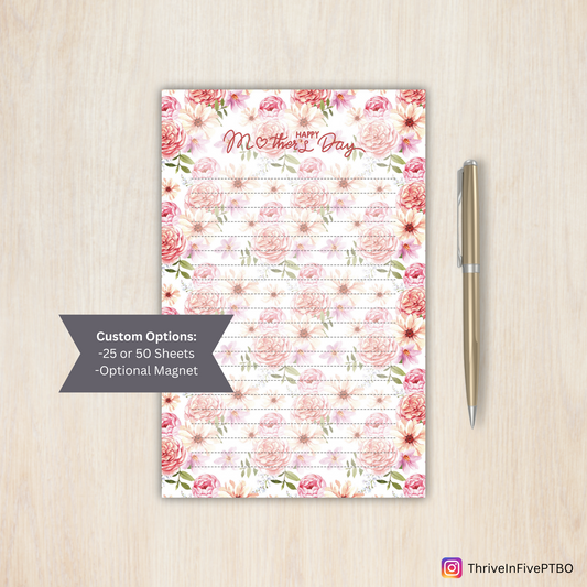 Happy Mothers Day - Notepad