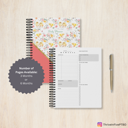 Daily Planner - Spring Chicks