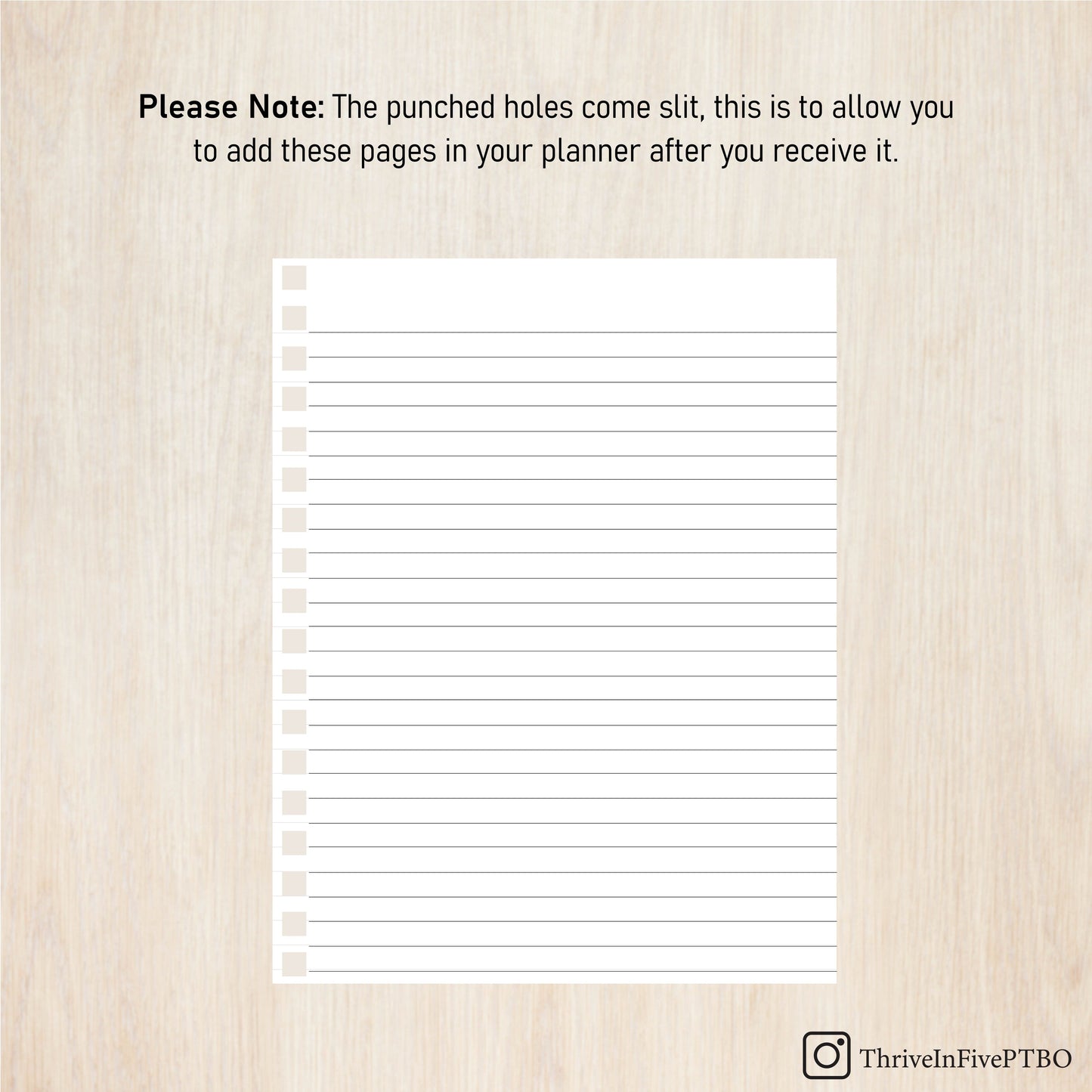 Add-In Pack | 12 Lined Pages |