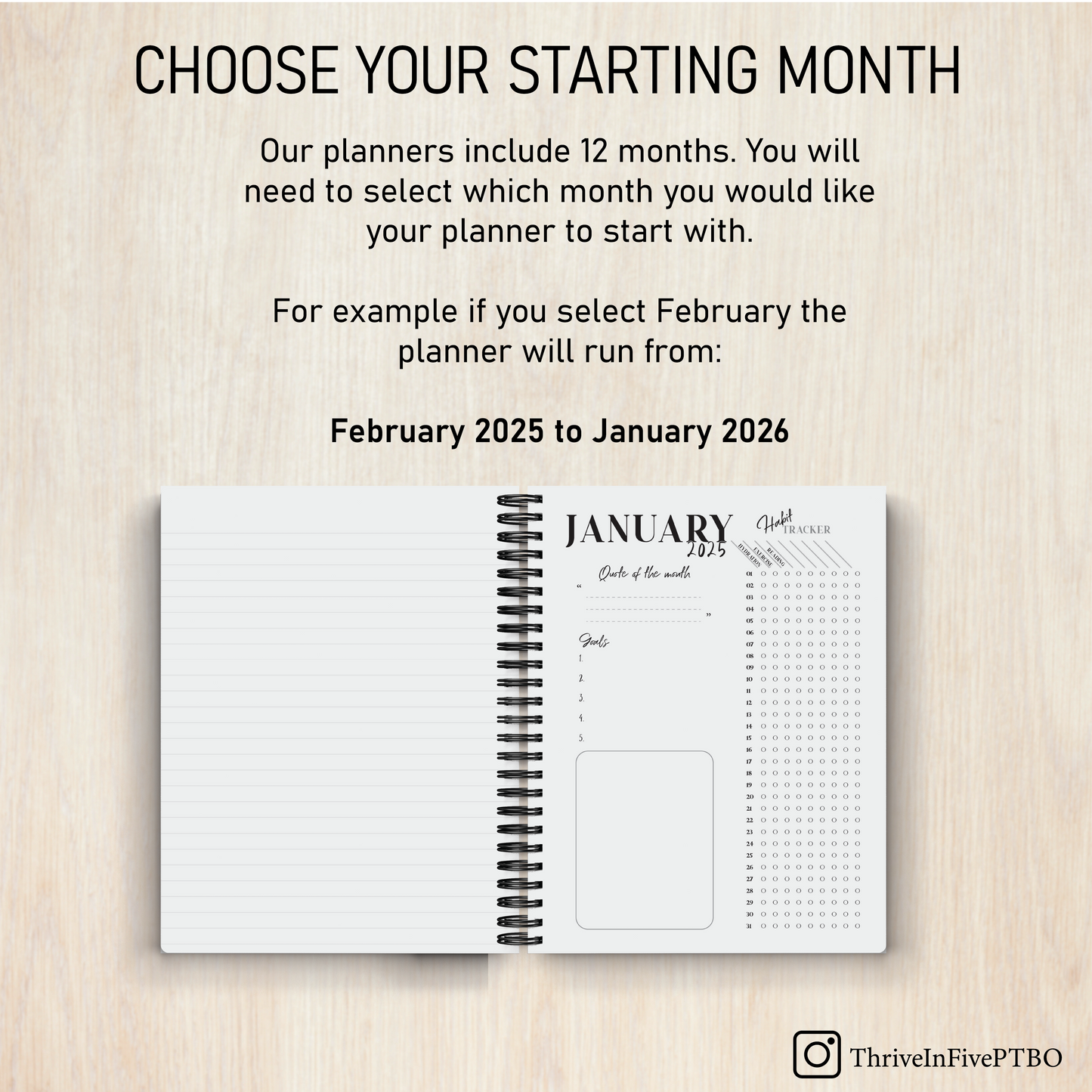 2025 Weekly Planner