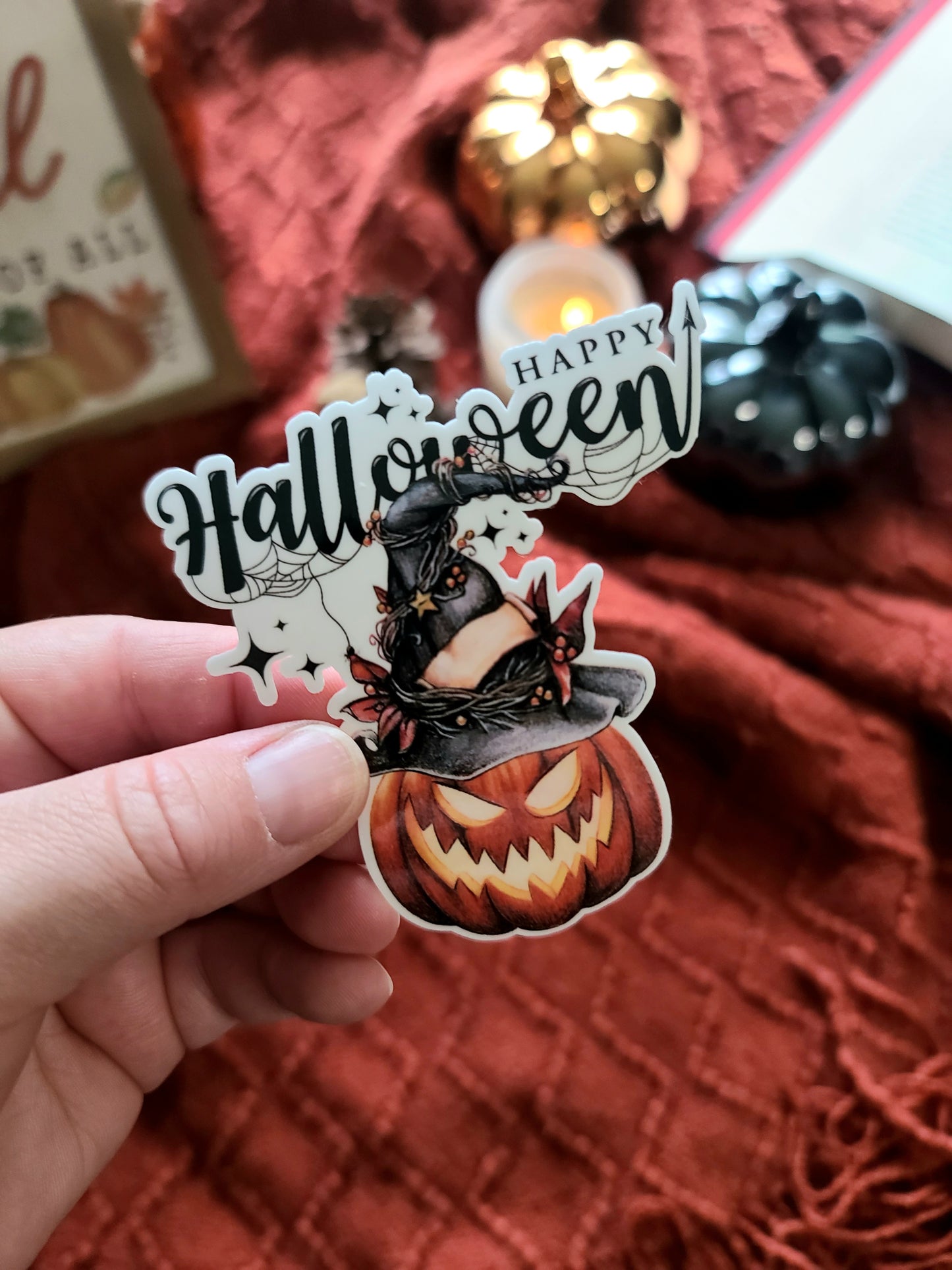 Halloween Die Cut Sticker  |  Waterproof