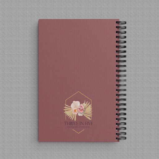 Winter Floral Notebook