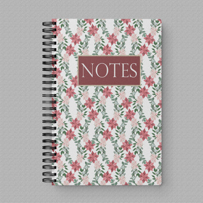 Winter Floral Notebook