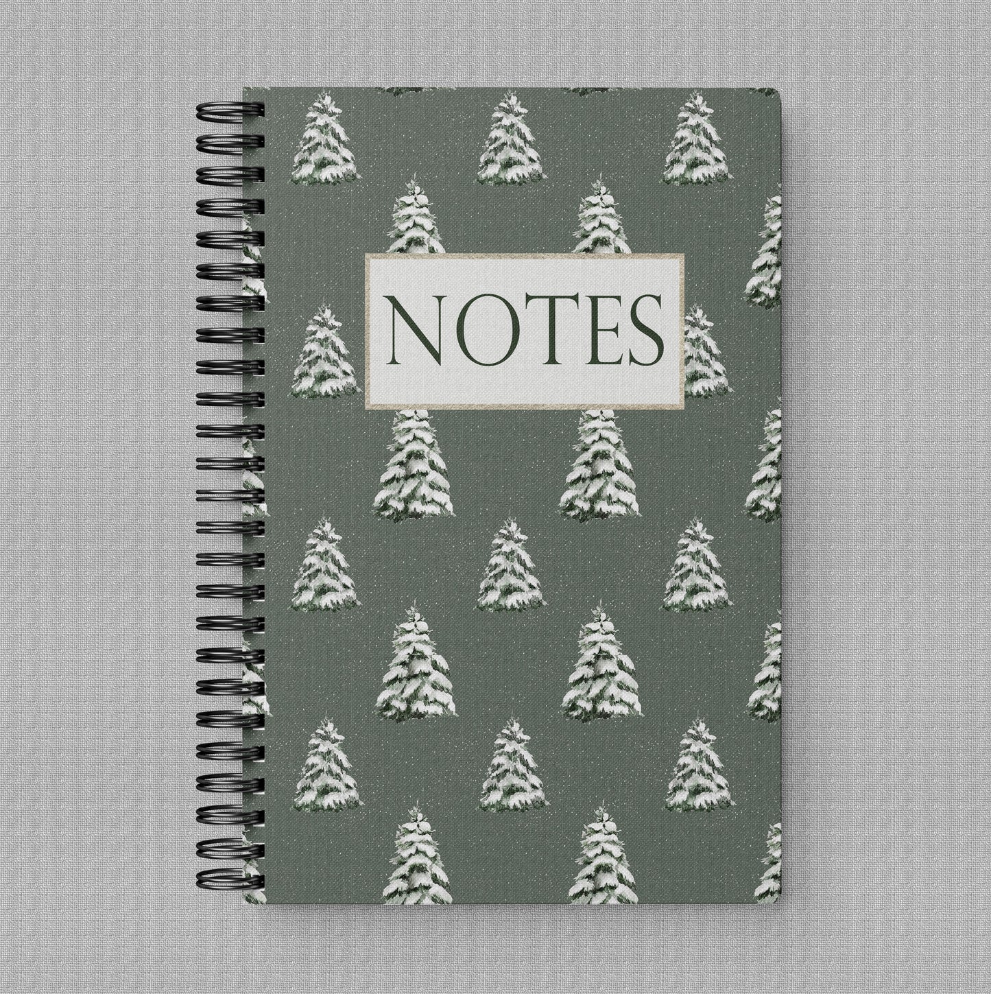 Snowy Trees Notebook