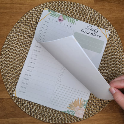 Botanical Boho - Daily Planner Notepad