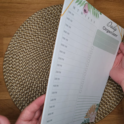 Botanical Boho - Daily Planner Notepad