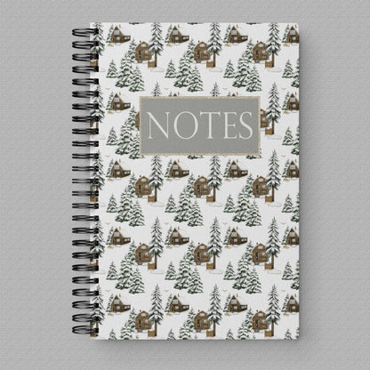 Winter Cabin Notebook